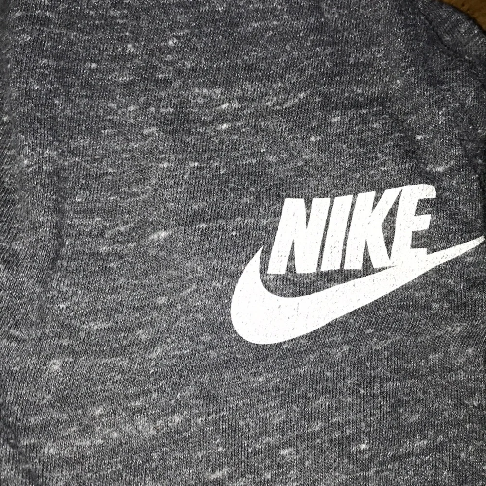 Nike Dark Blue Heather Jogger Pants with White Logo